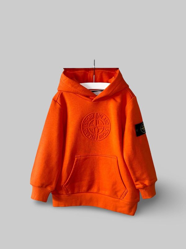 STONE ISLAND HOODIE LB-ORANJE KIDS