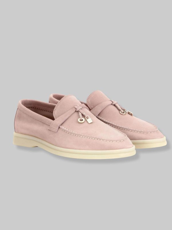 LORO PIANA LOAFER LICHT ROZE