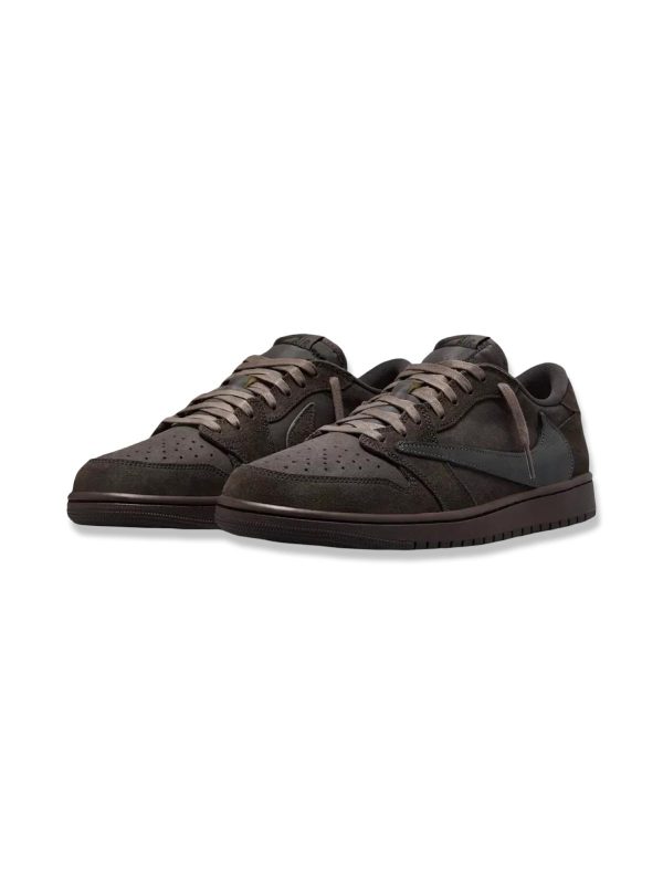 TRAVIS SCOTT X AIR JORDAN 1 LOW VELVET BROWN