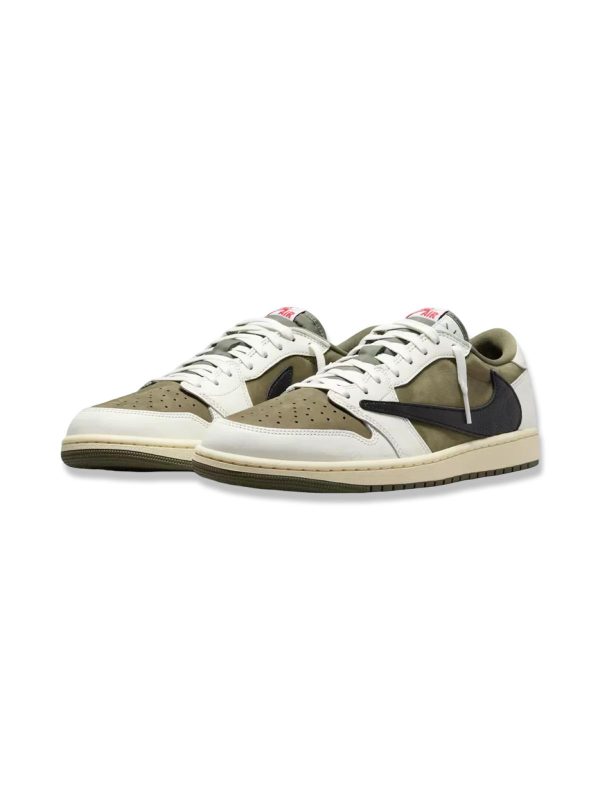 TRAVIS SCOTT X AIR JORDAN 1 LOW  MEDIUM OLIVE
