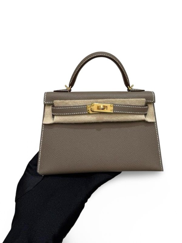 Hermes Kelly Bag Taupe