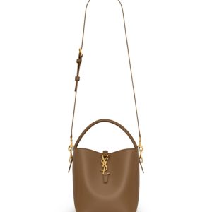 YSL Le 37 Small Leather Bucket Bag