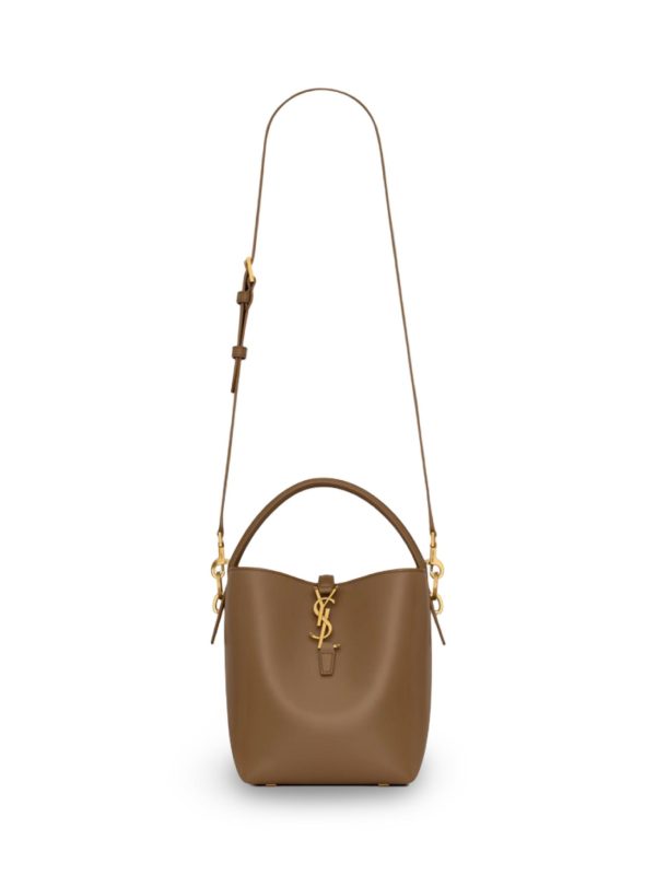 YSL Le 37 Small Leather Bucket Bag
