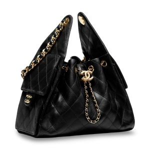 Chanel 25 Mini Handbag Grained Calfskin