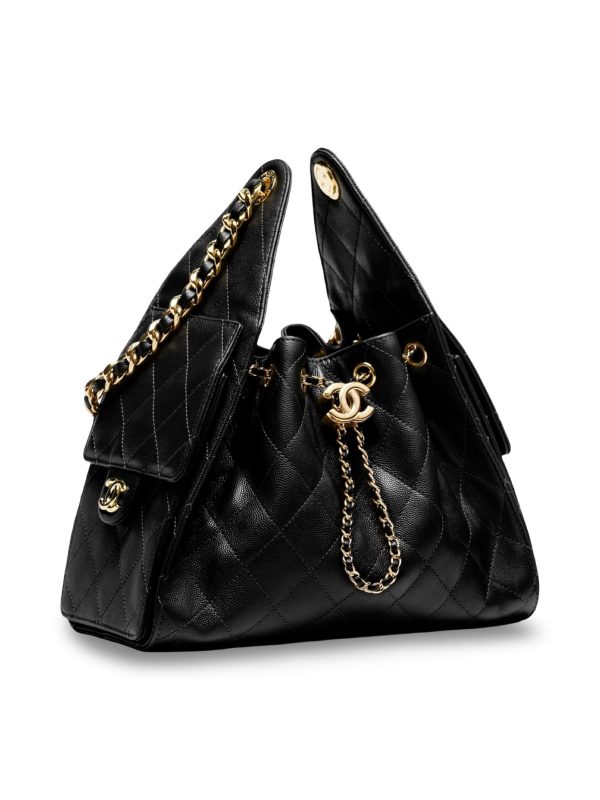 Chanel 25 Mini Handbag Grained Calfskin