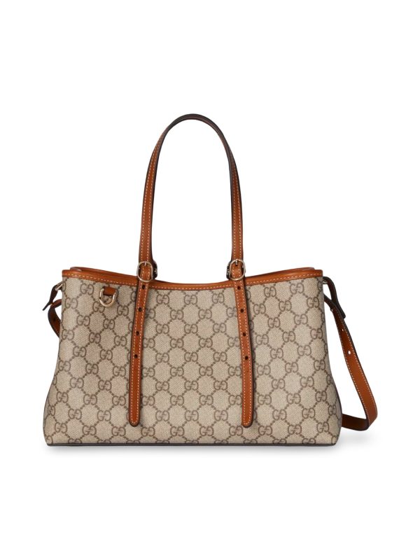 Gucci GG Emblem Medium Tote Bag