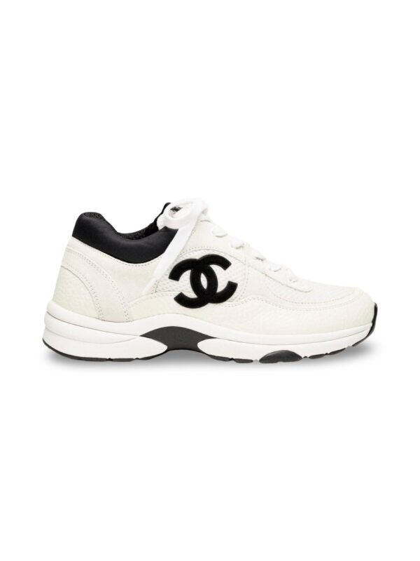 Chanel mesh suede calfskin