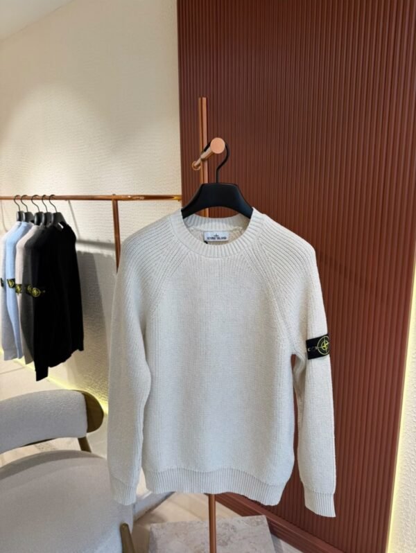 Stone Island Crewneck Sweater Ecru
